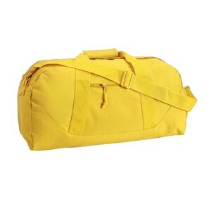NWOT Yellow Large Square Duffel Bag